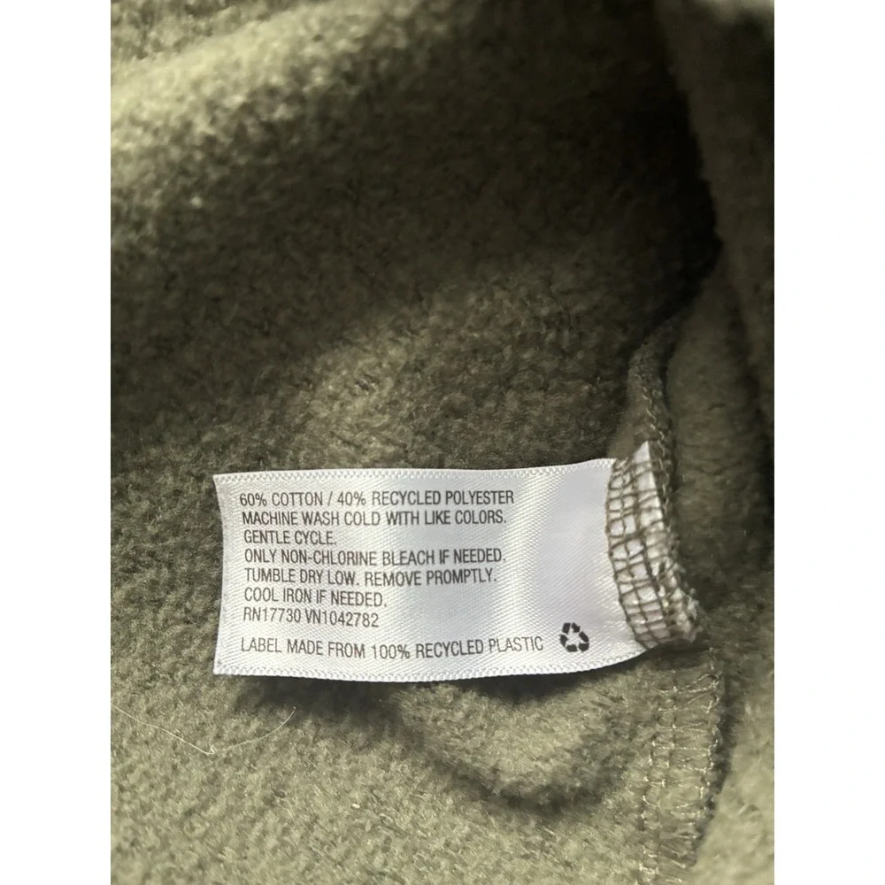 Wild Fable Womens Olive Green Cropped Hoodie‎ Raw Hem Pullover Sweatshirt Small - Picture 6 of 10